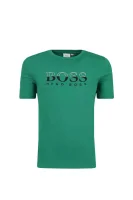 T-shirt | Slim Fit BOSS Kidswear zielony